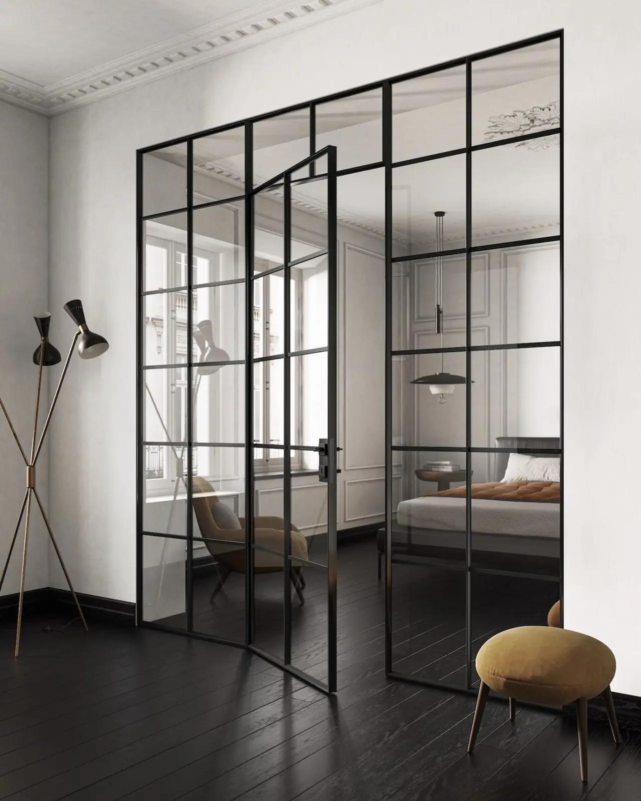 Gidea G-Like — glass door and partition