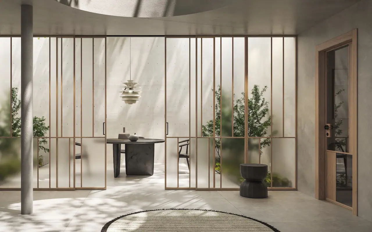 Garofoli NOI — glass door and partition